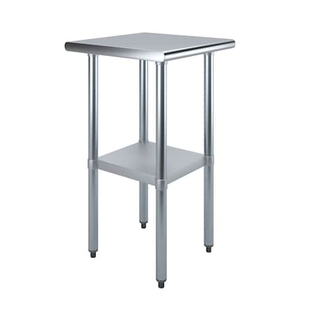 Amgood 20 in. x 20 in. Stainless Steel Table AMG WT-2020